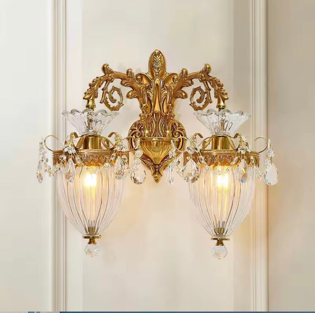 Adimari Retro Design Crystal Wall Lamp