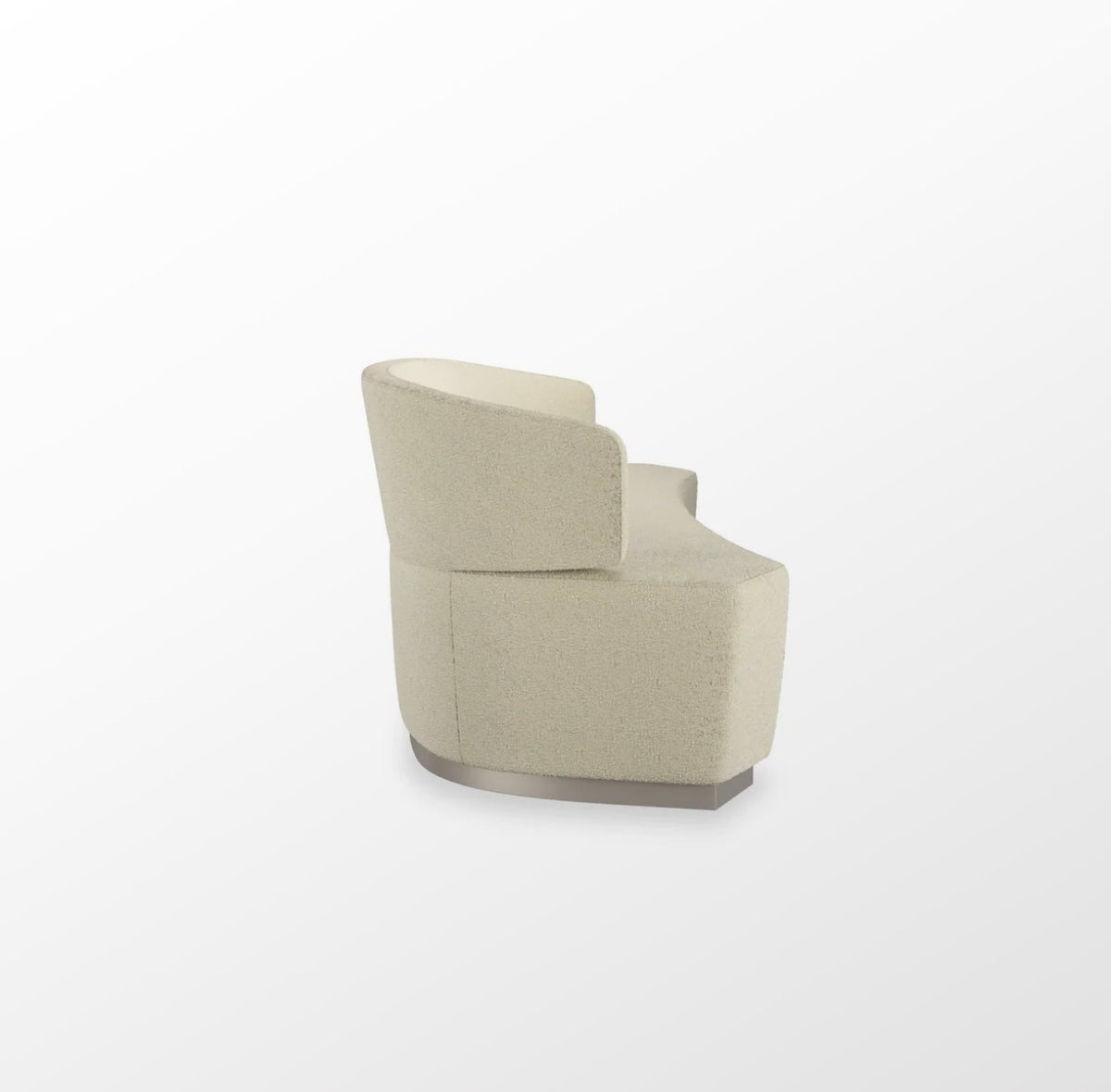 Olympia Oatmeal Curved Sofa