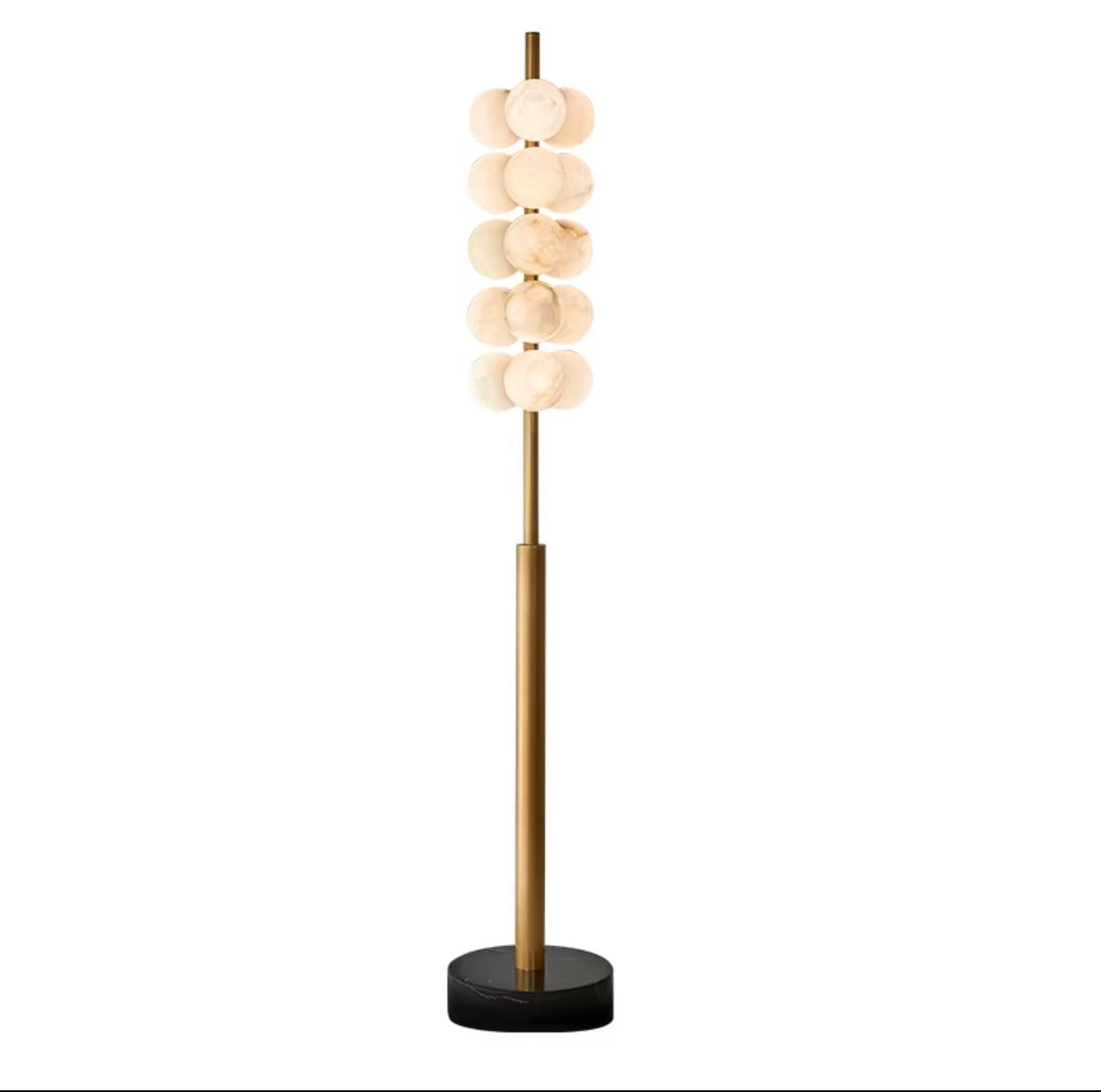 Valencia Natural Alabaster Floor Lamp