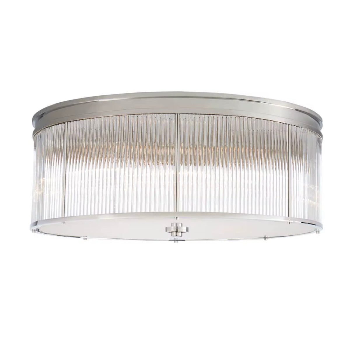 Lucienne Fluted Glass Flush Mount