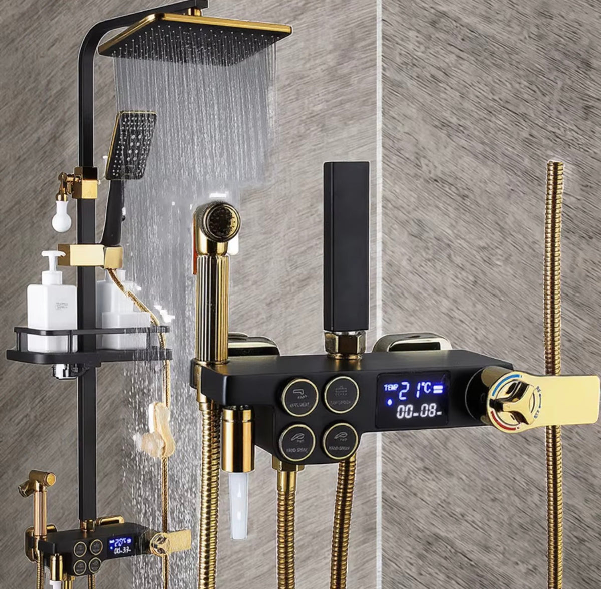 Lorenza Digital Thermostatic Rain Shower System