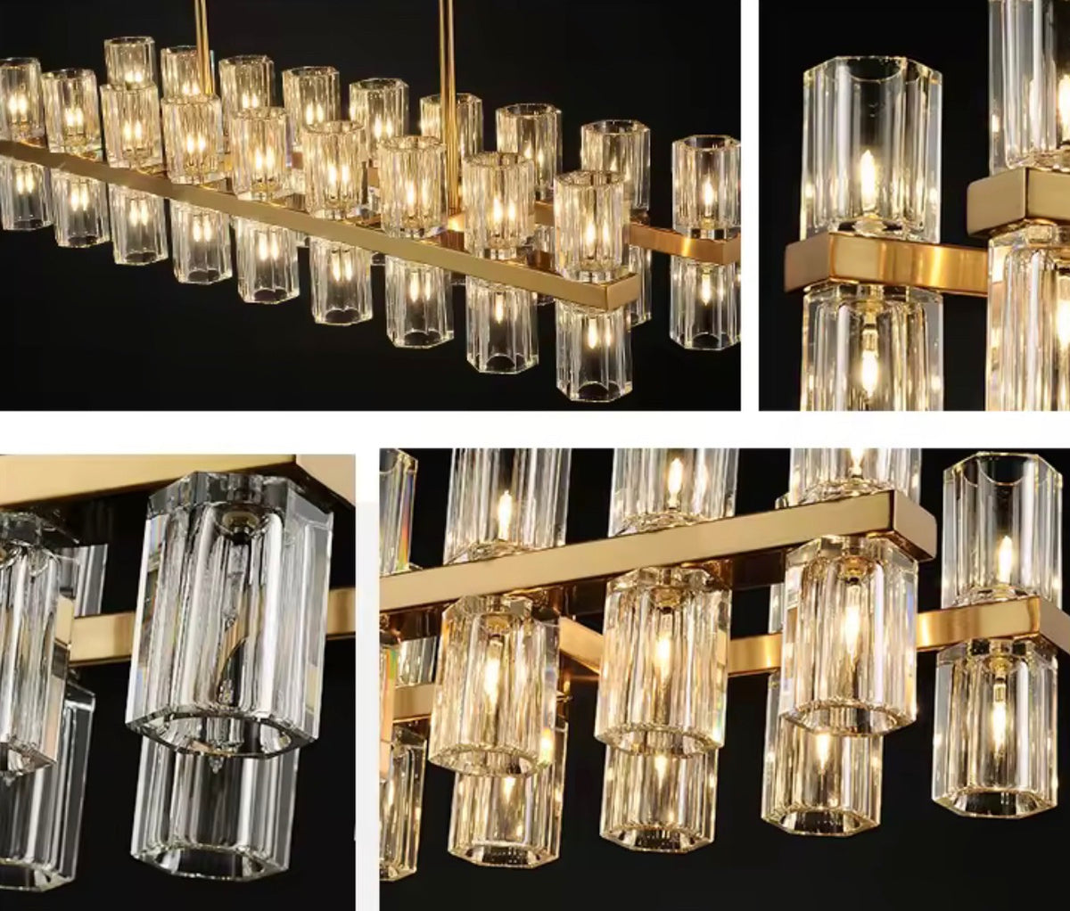 Sephora Crystal Linear Chandelier