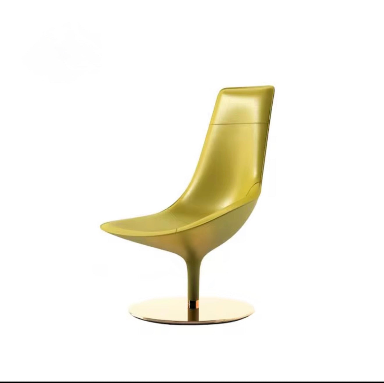 Casa Milano Imperia Leather Swivel Lounge Chair