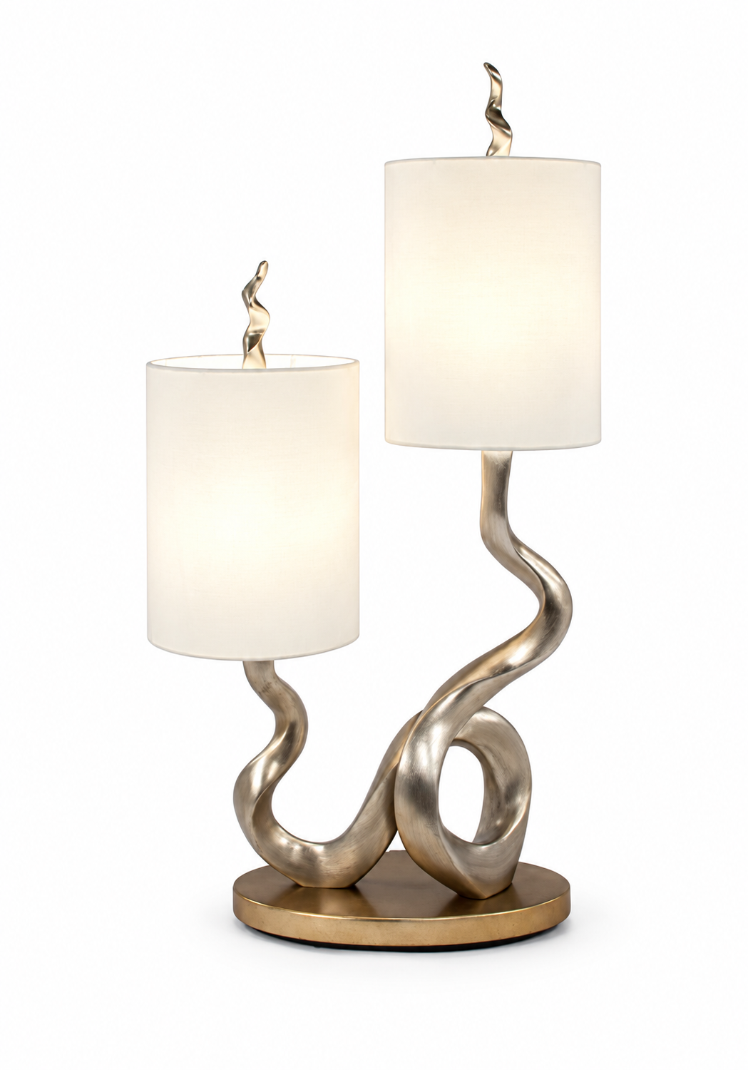 Valentina Sculptural Double Table Lamp