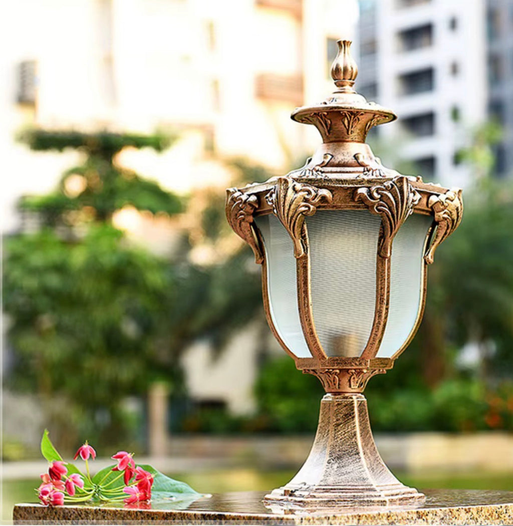 Valencia Solar Outdoor Post Lamp