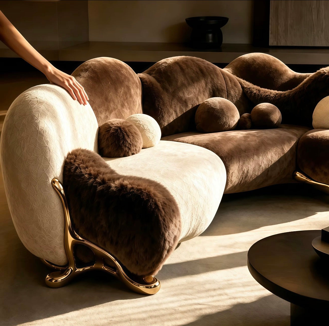 Orlévia Sculptural Sectional Sofa by Casa Milano