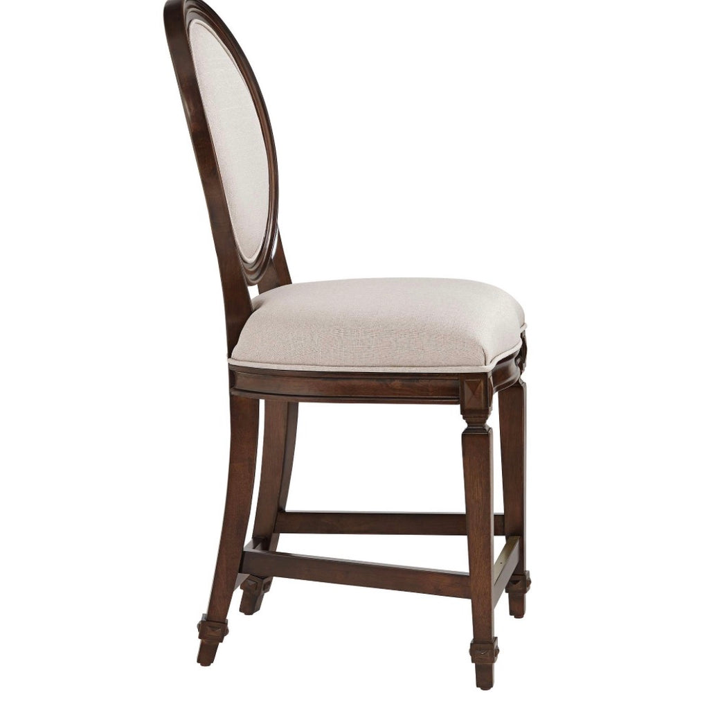 Casa Milano – Aiden Linen Counter Stool (24”)