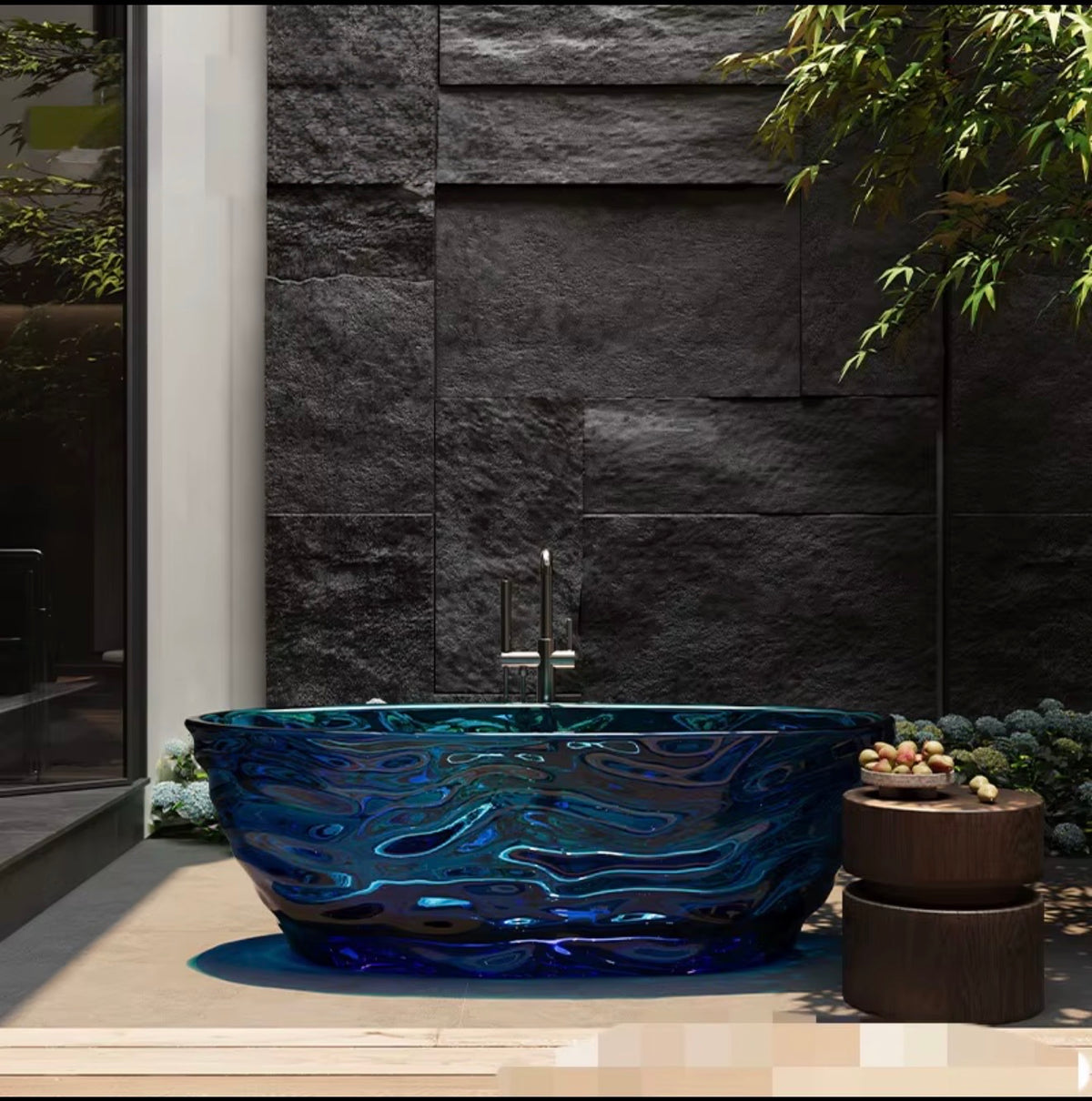 Ravello Transparent Resin Bathtub