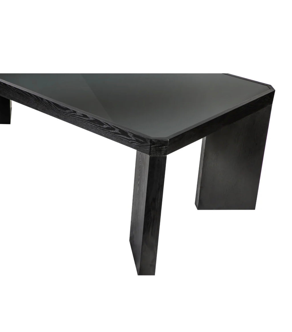 Casa Milano Baltimore Black Ash Dining Table
