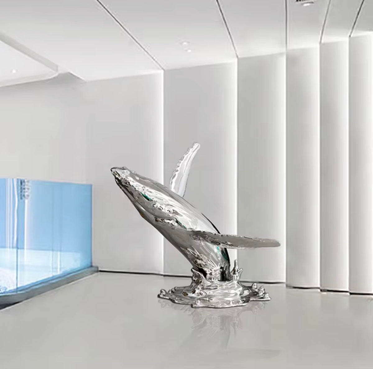 Ocean Rise Whale Sculpture
