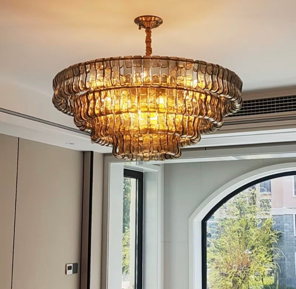 CRESCENZO ROUND CHANDELIER