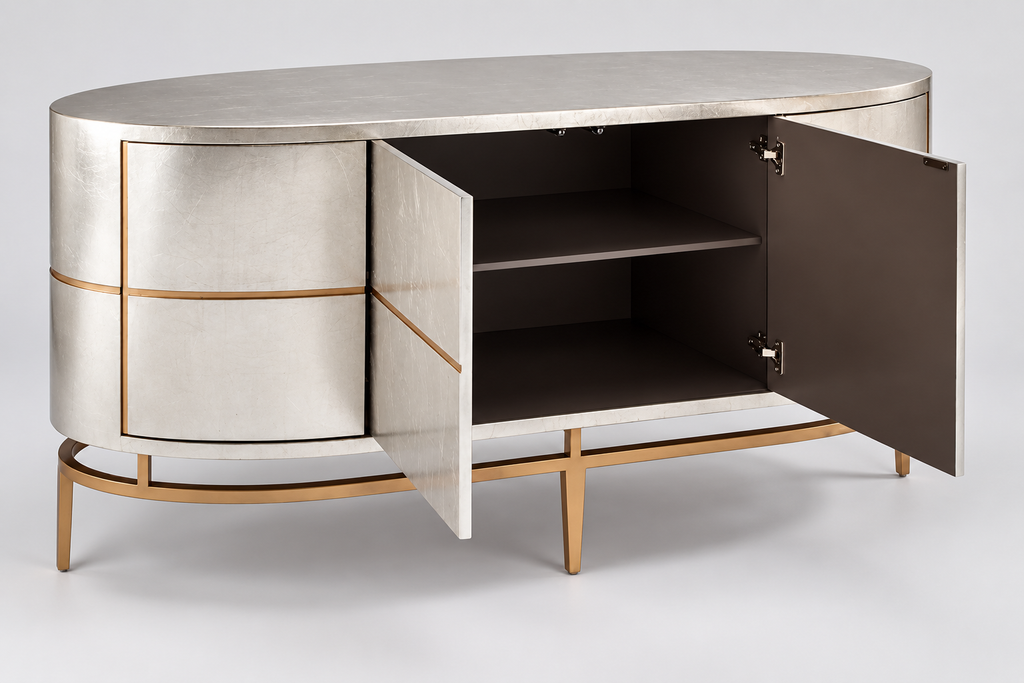 SILVERLEAF OVAL CABINET