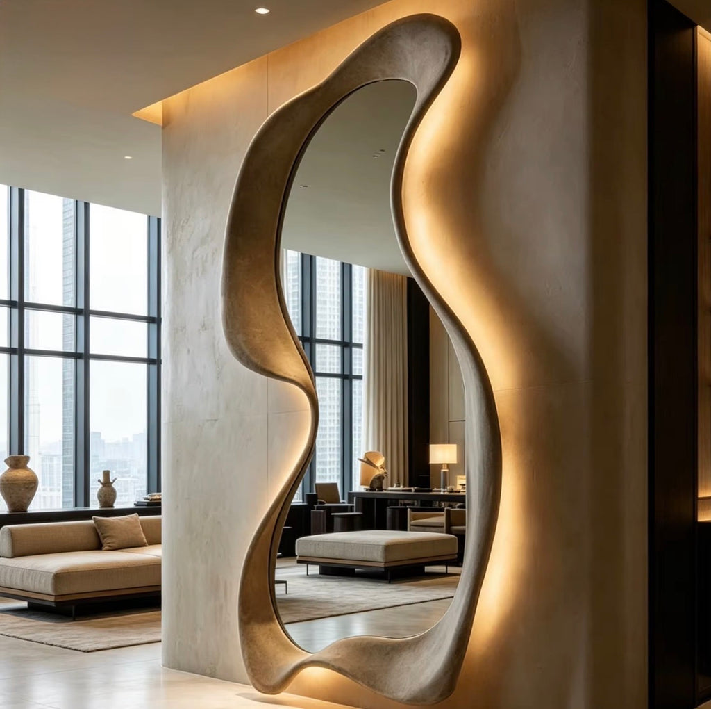 Casa Milano – Siena Sculptural Floor Mirror