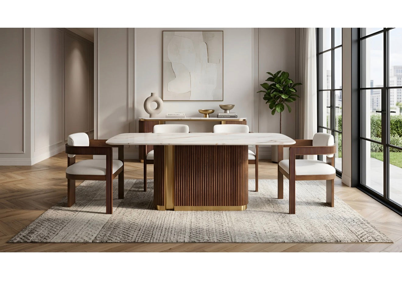 Casa Milano – Valente Luxury Dining Set