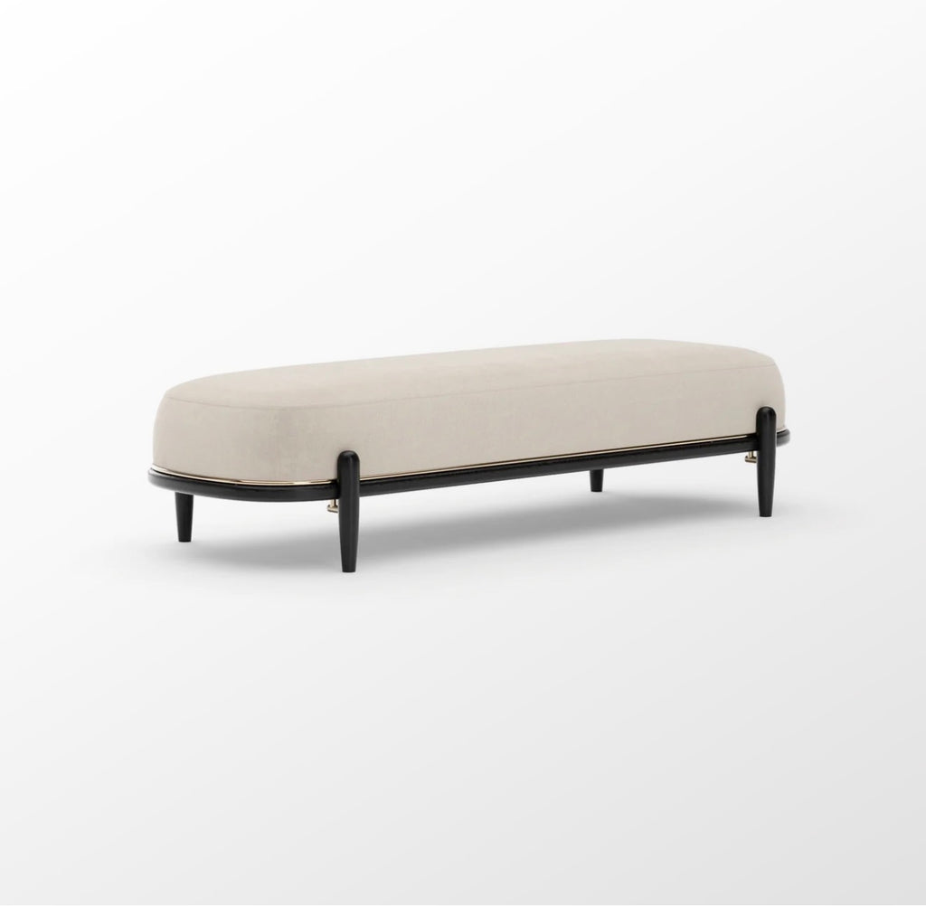 Madera Bed Bench Ecru