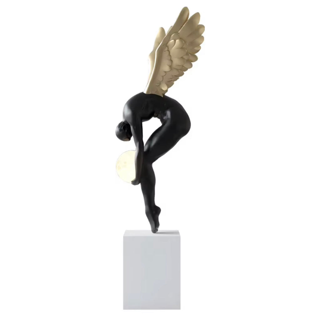 Winged Angel Sculptural Floor Lamp