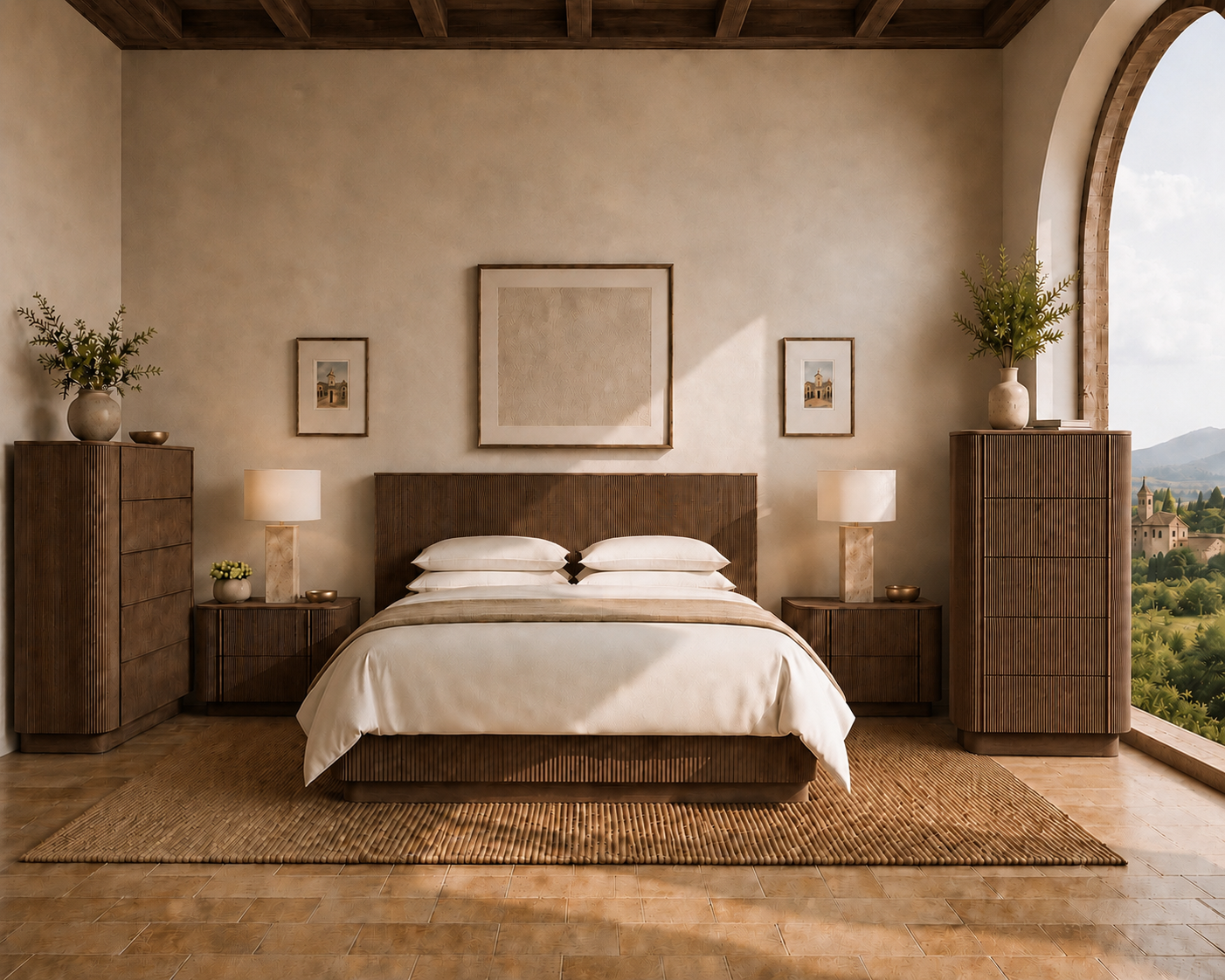 Casa Milano Siena Floating Extended Panel Bed
