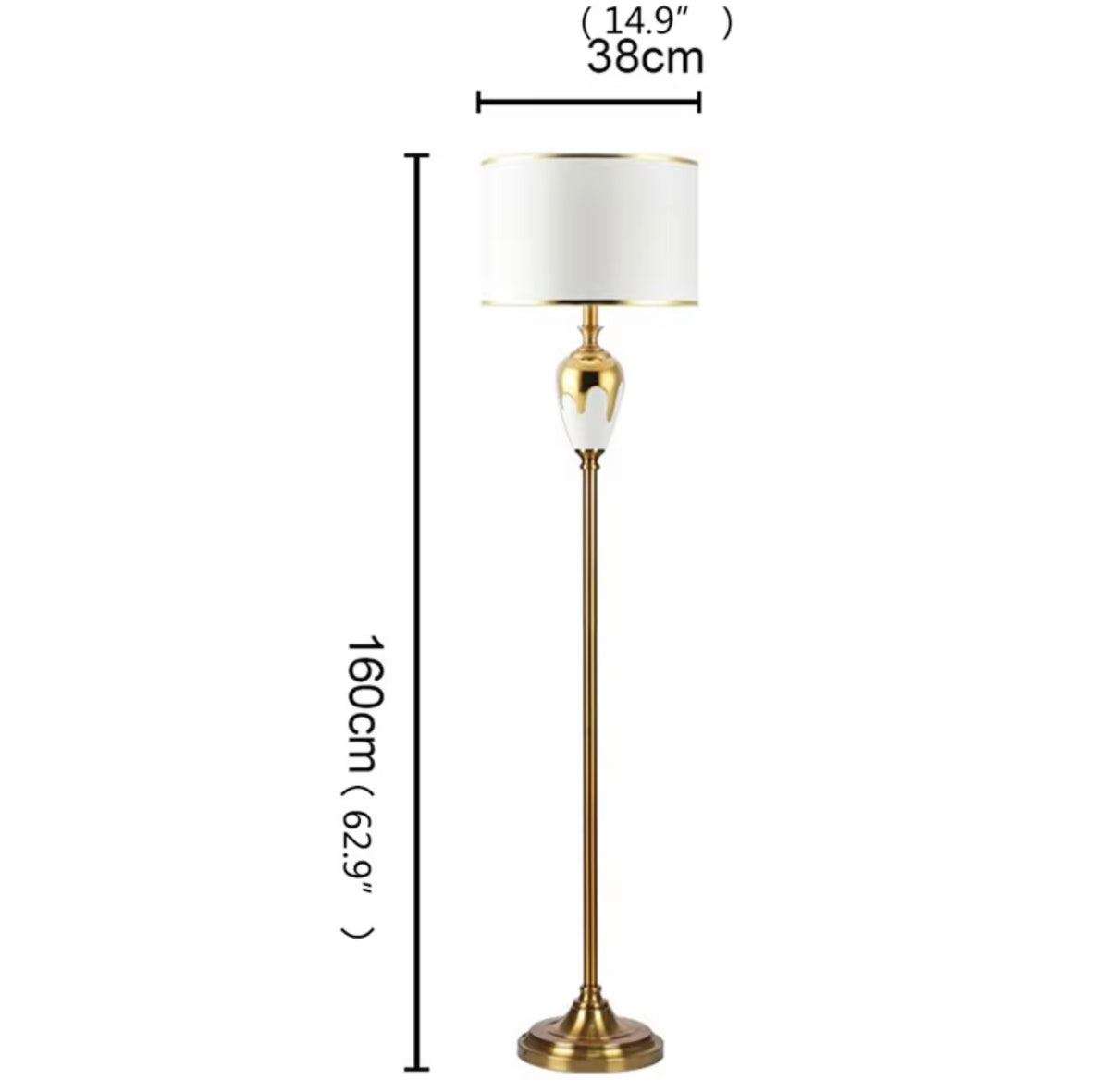 VALENTINO CERAMIC FLOOR LAMP