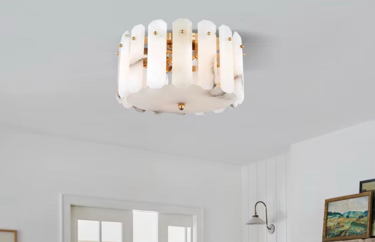 Aurelia Alabaster Flush Mount