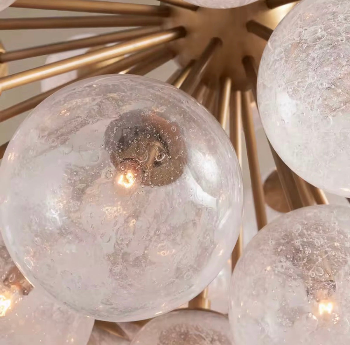 Luciana Bubble Glass Chandelier
