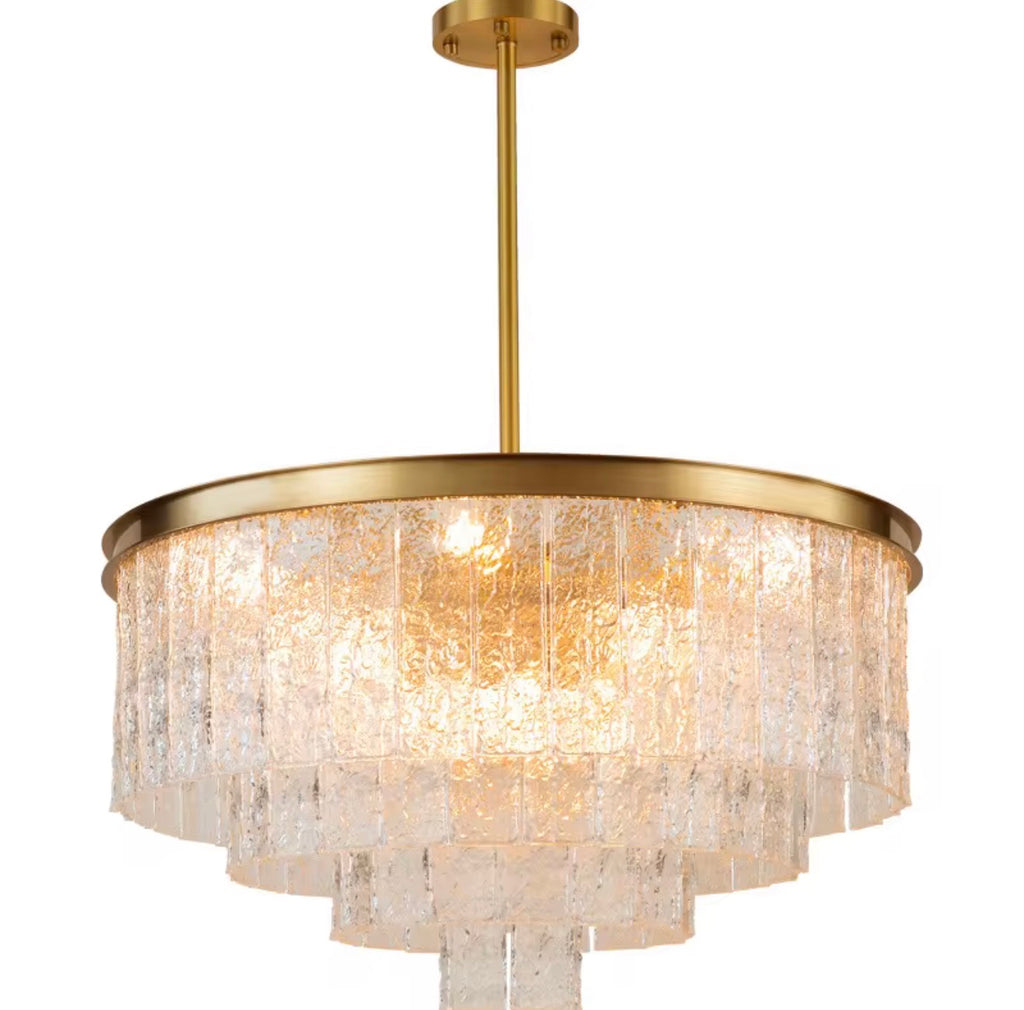 Casa Milano – Aurora Luxe Crystal Chandelier (Gold Frame)