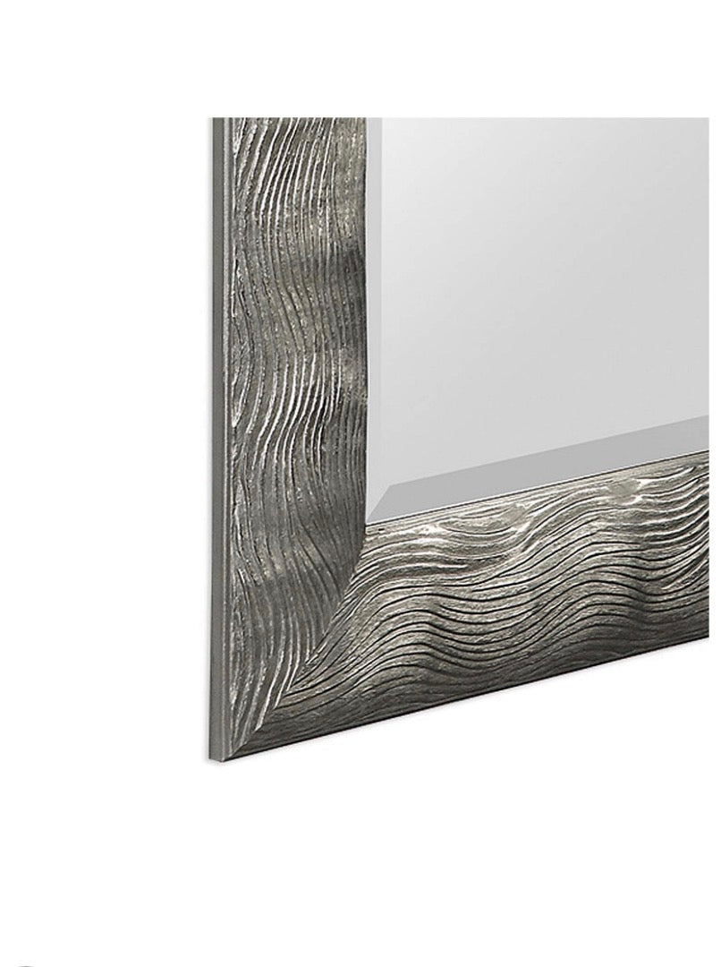Casa Milano – Maeona Silver Luxe Wall Mirror (30" x 60")