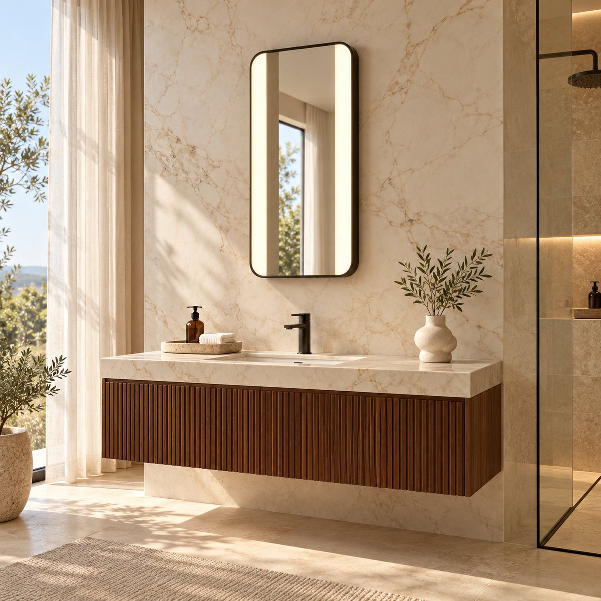 ADELAIDE SMART LED WALL BATHROOM MIRROR