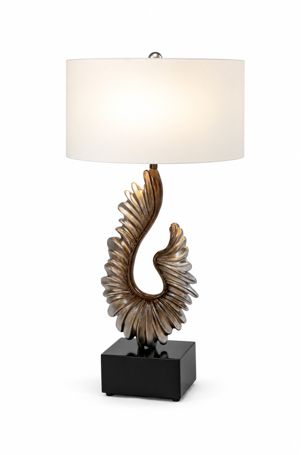 Seraphina Sculptural Feather Table Lamp