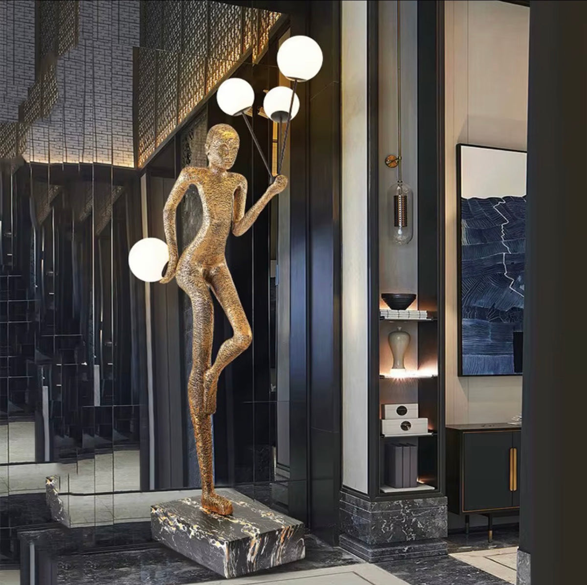 Angelina Sculpture Floor Lamp