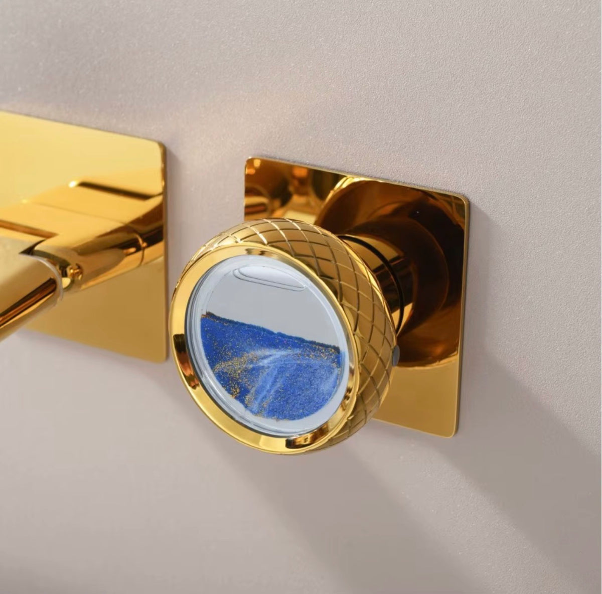 Valeria Digital Waterfall Wall-Mounted Basin Faucet
