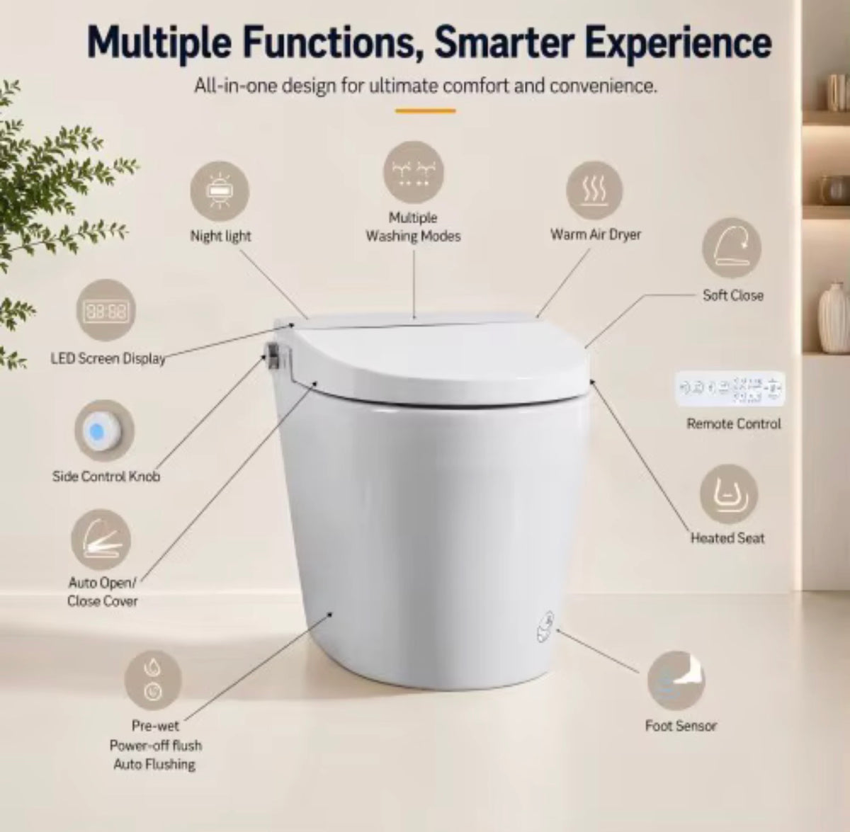 Matteo Intelligent Bidet Smart Toilet