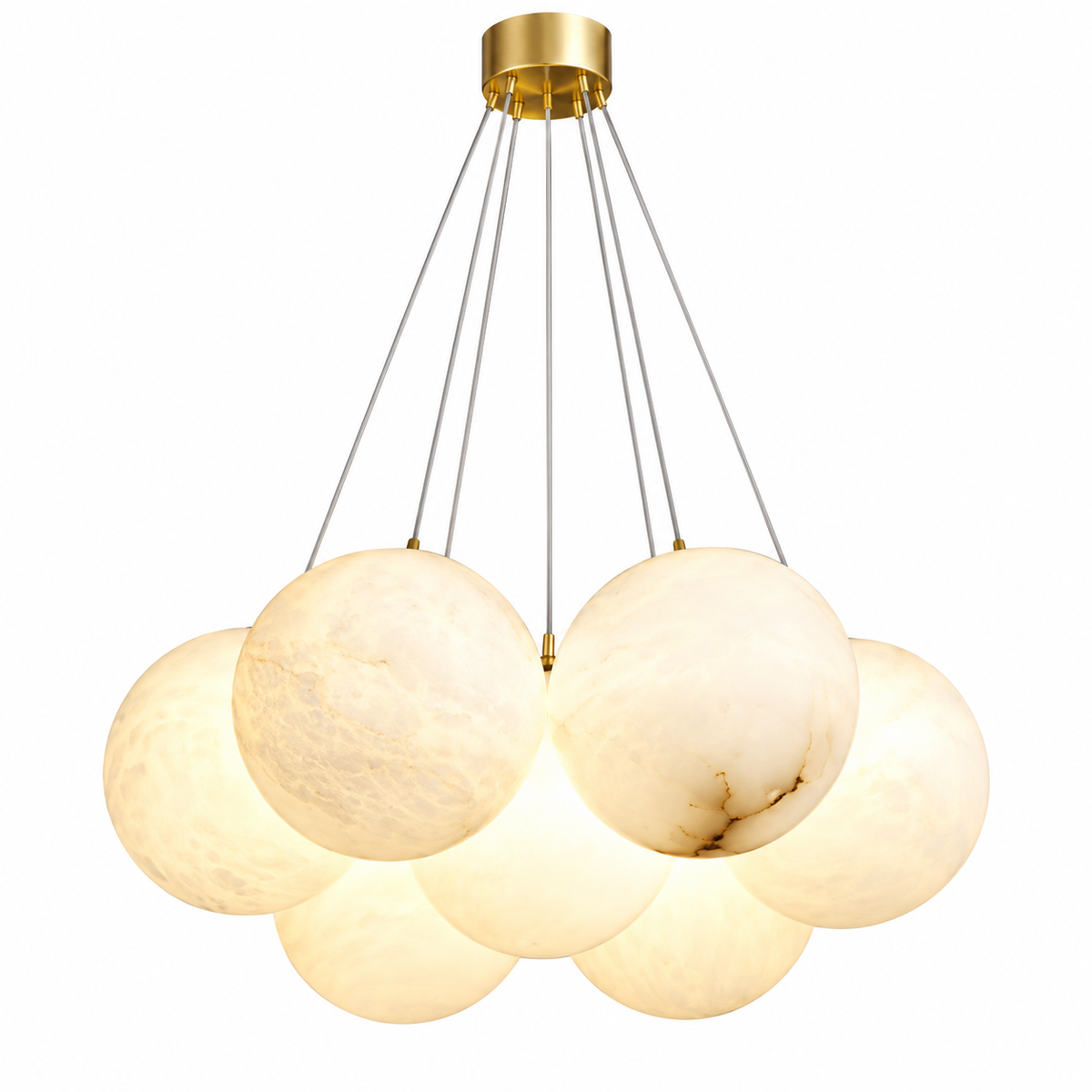 Moonshine Alabaster Chandelier