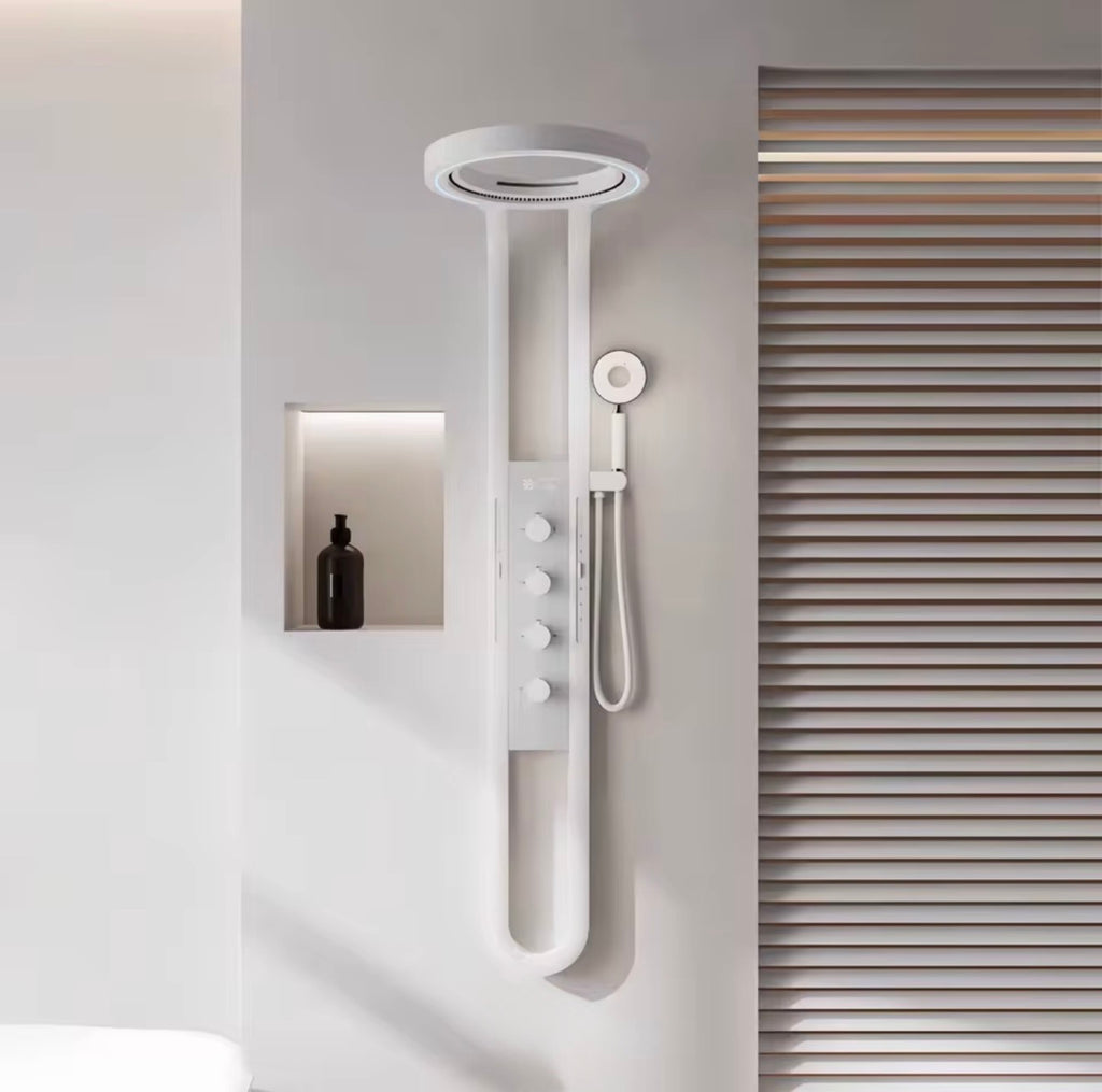 VITTORIA HALO LED THERMOSTATIC SHOWER PANEL