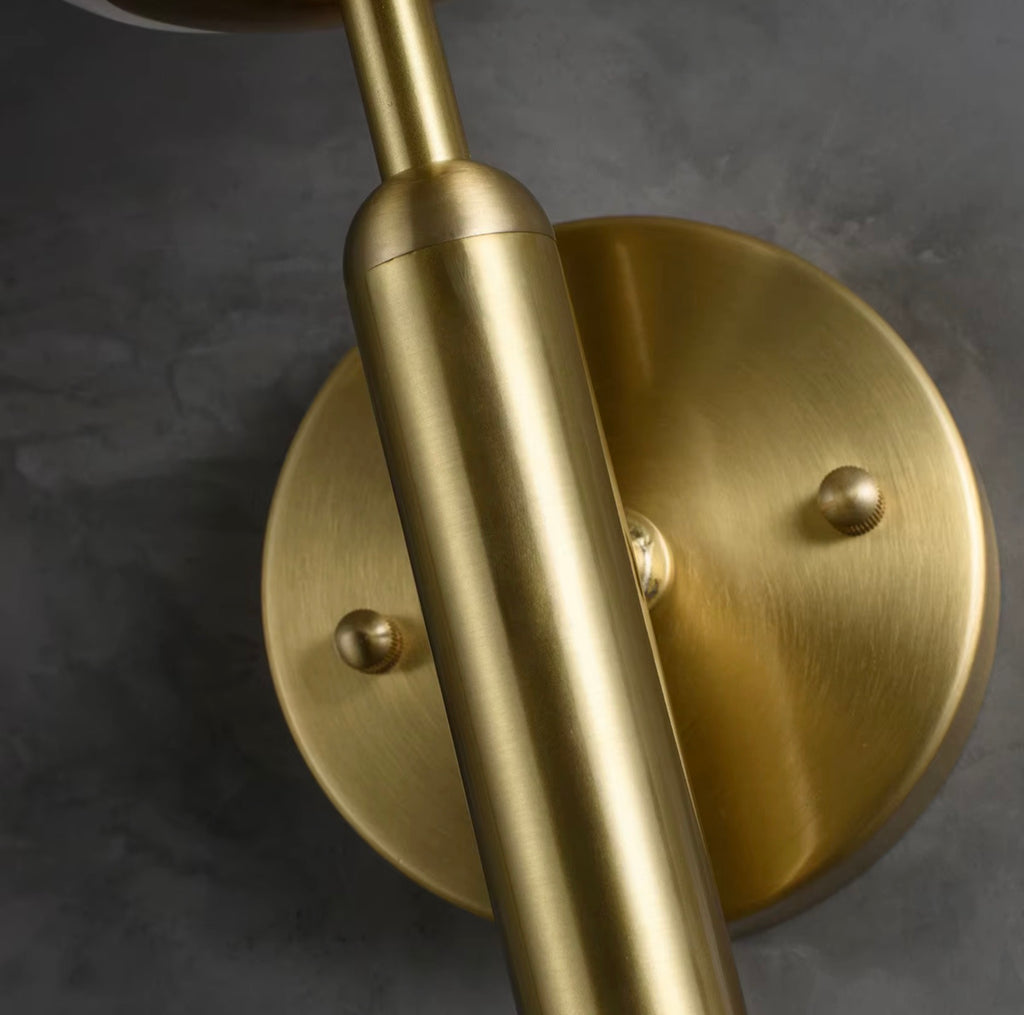 Aurelia Copper Marble Wall Sconce