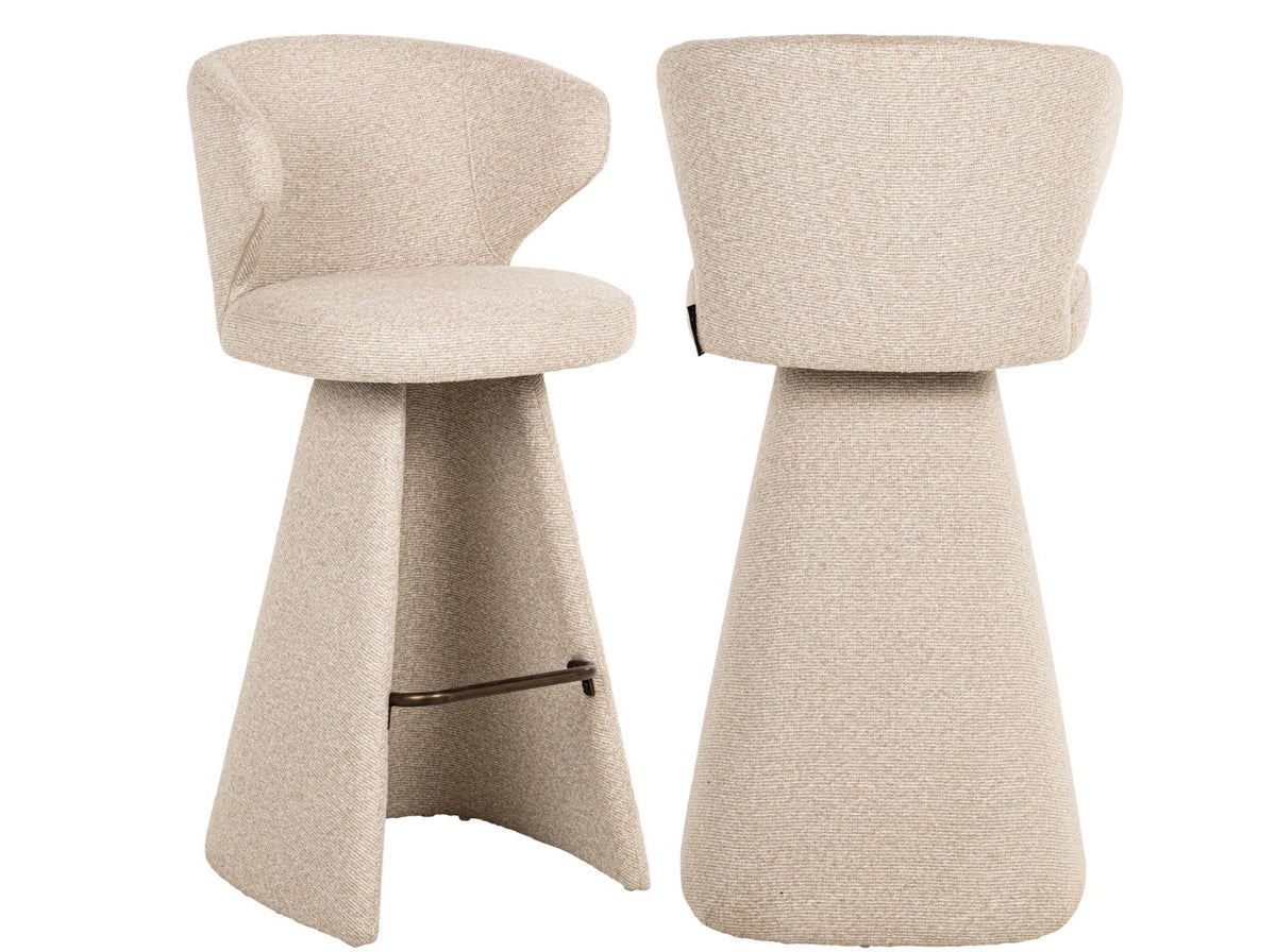 Gatsbi Lovely Cinnamon Upholstered Bar Stool