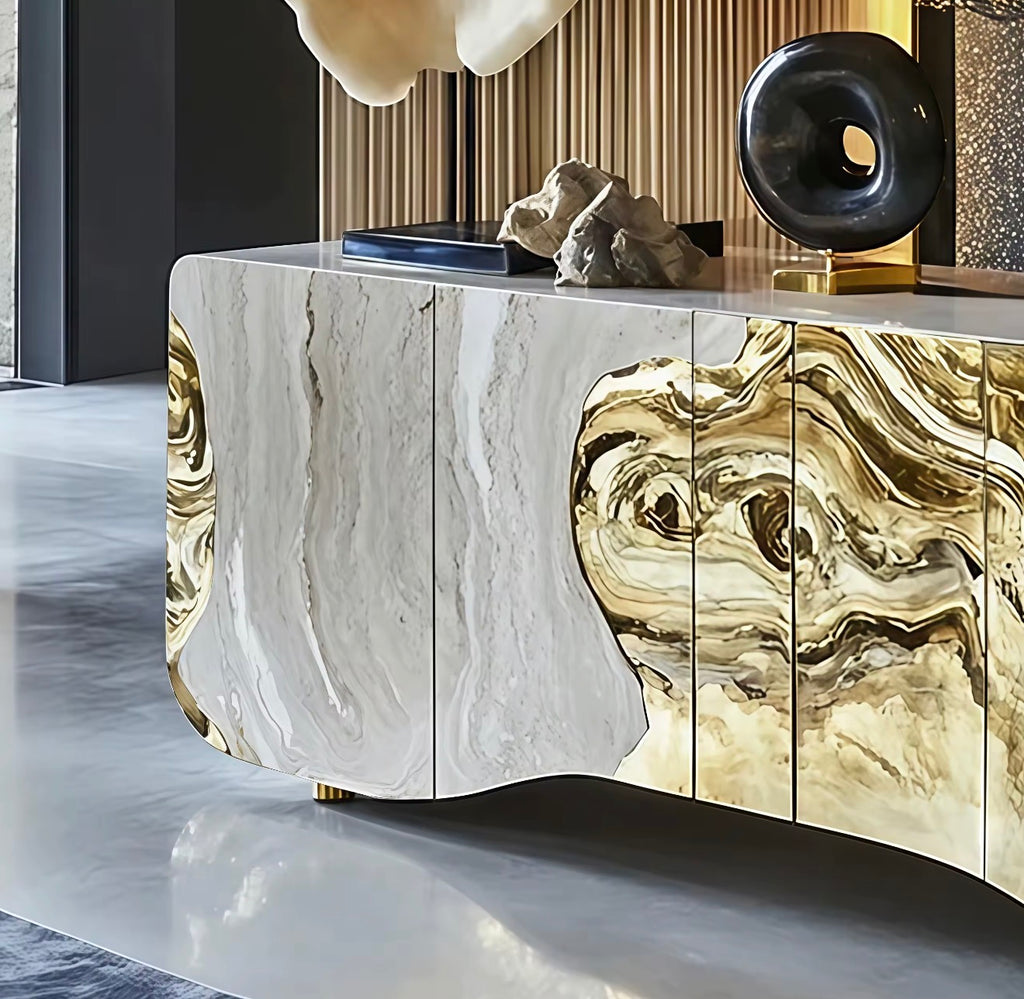 Casa Milano Faena Liquid Gold Art Cabinet – Atelier Masterpiece