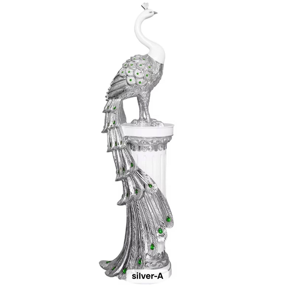 Imperial Peacock Grand Sculpture