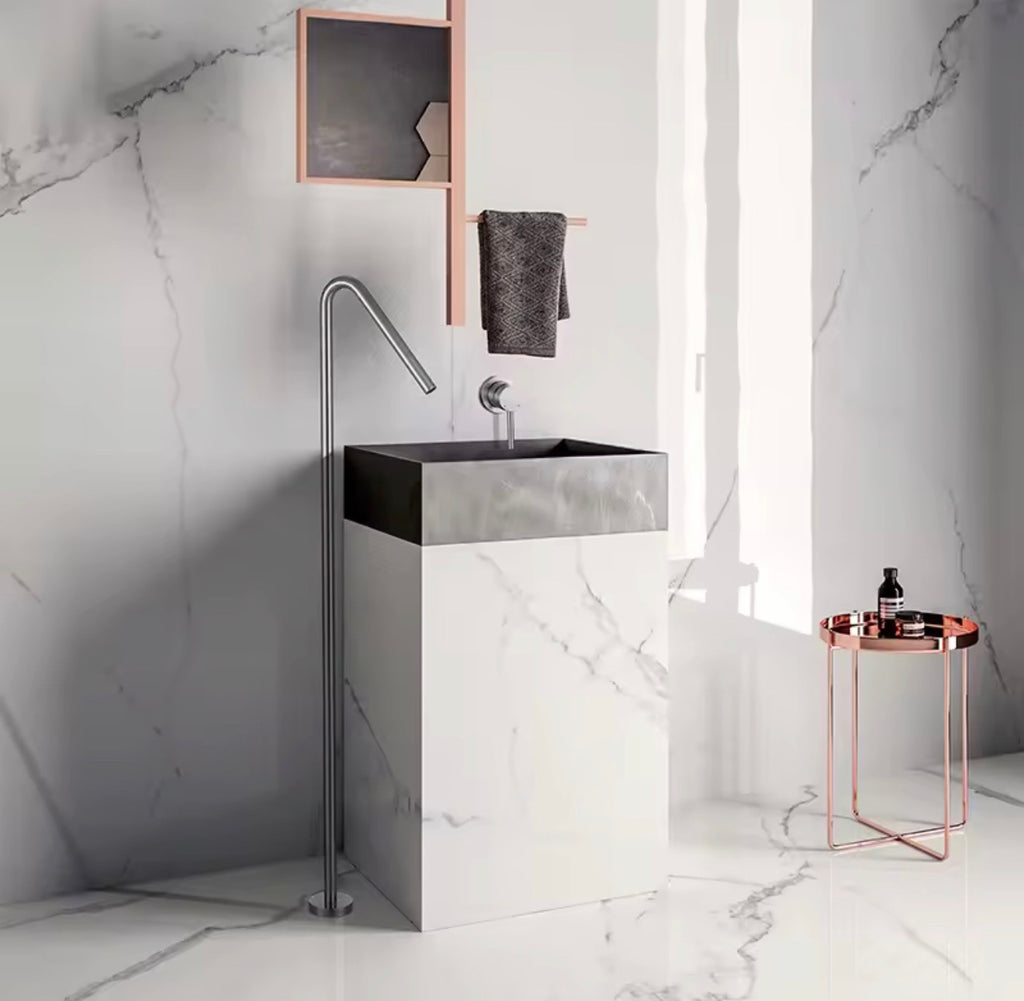 Aveline Brass Floor-Standing Basin Faucet