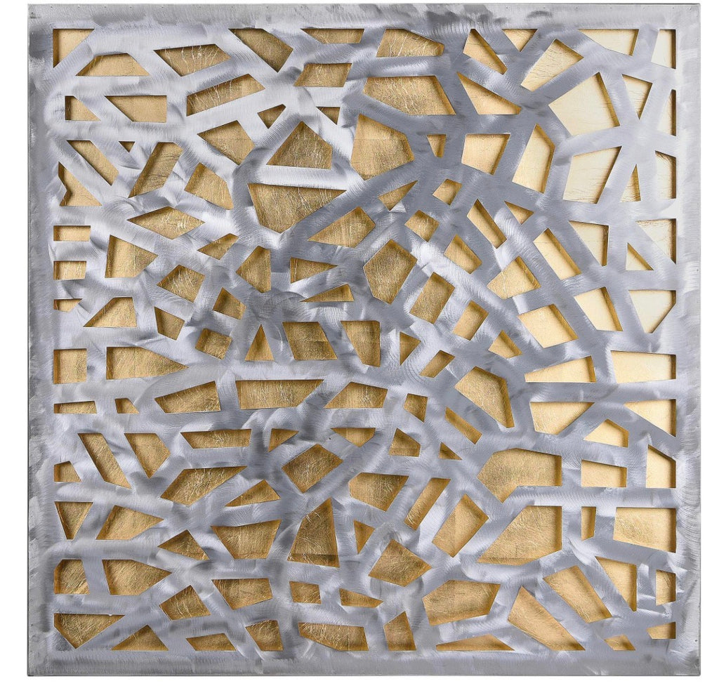 Casa Milano – Gold Enigma Metal Wall Art