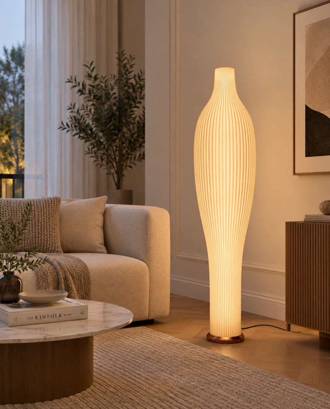 Isabelle Sculpture Human Floor Lamp