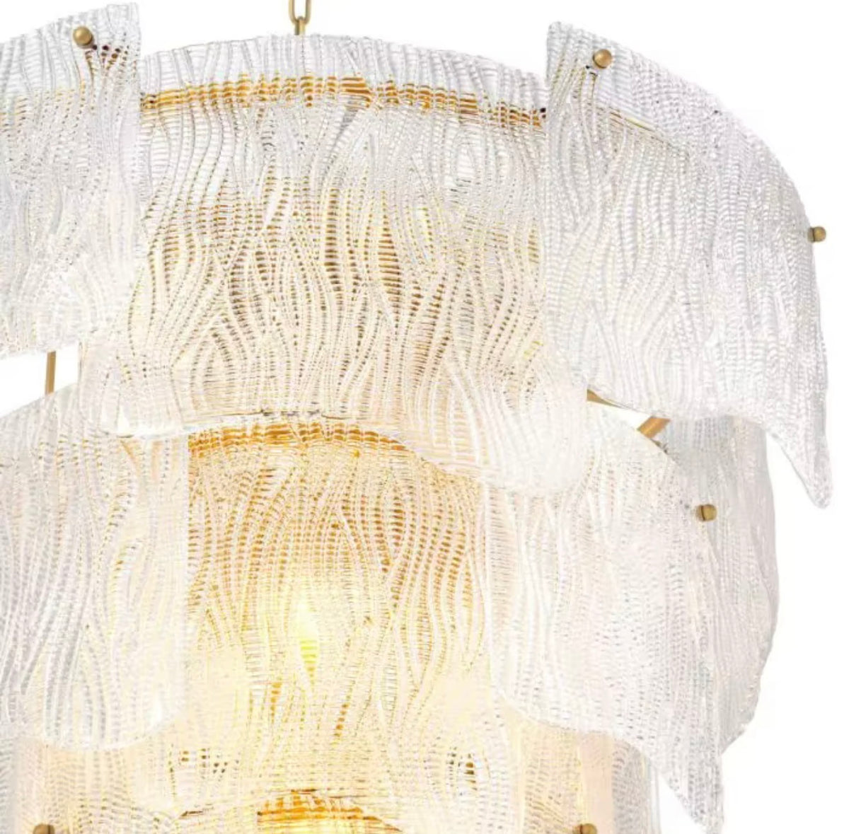 Valeria Tiered Glass Chandelier