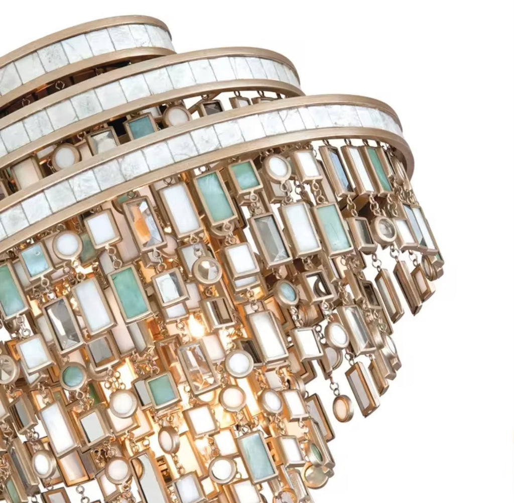 Capiz Seashell Flush Mount Ceiling Light