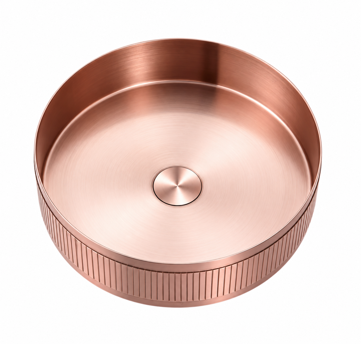 Serafina Embossed Stainless Steel Vessel Sink