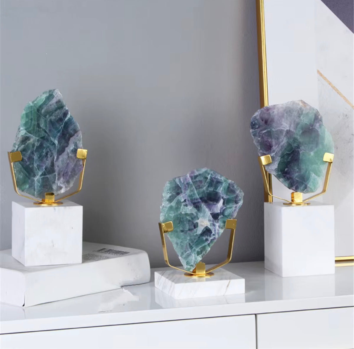 Fluorite Crystal Sculpture Collection