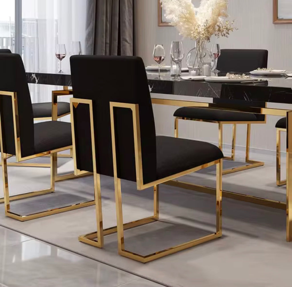 Casa Milano – Alessia Gold Dining Chair