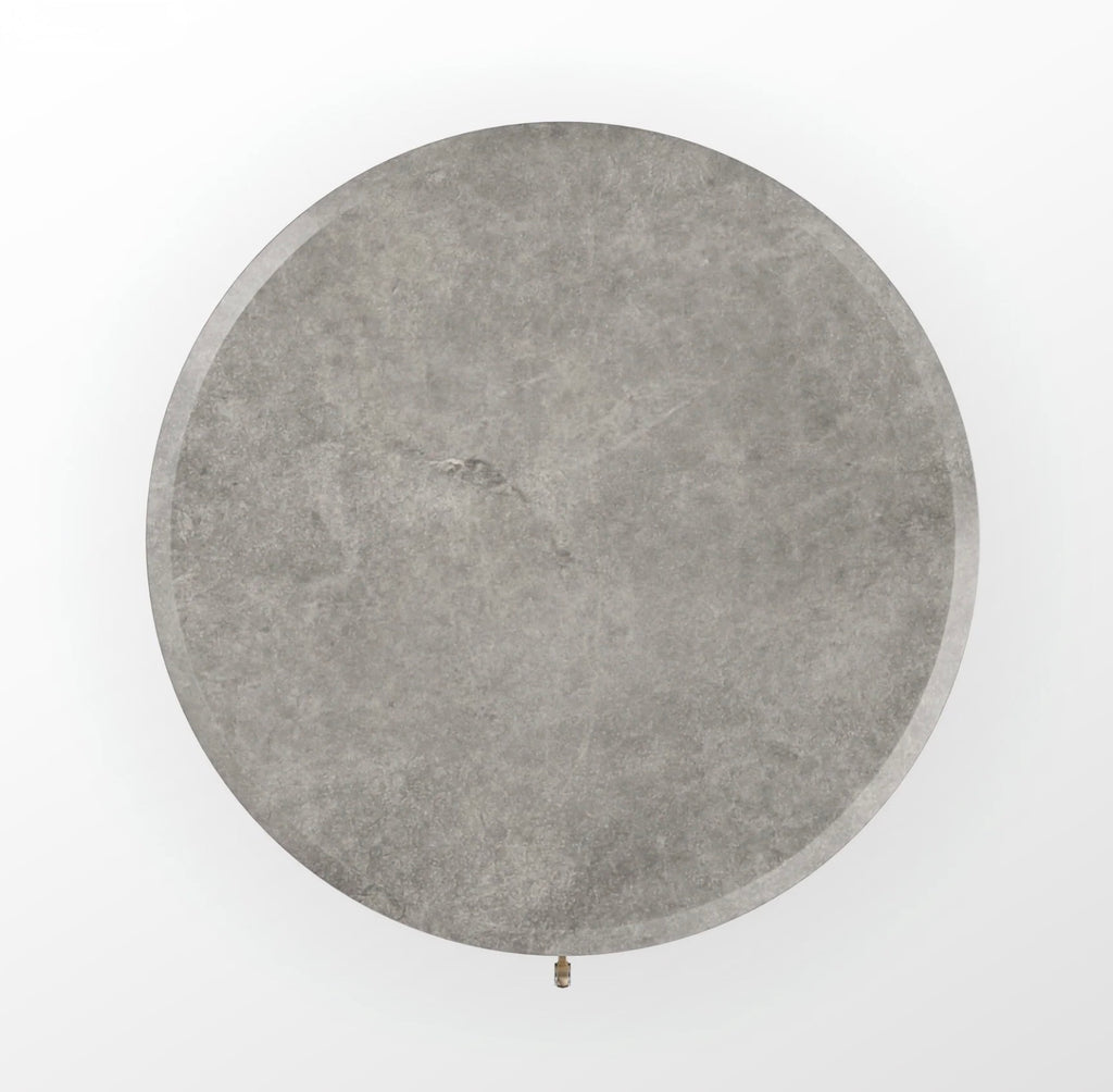 Caracole Hang Around Grey Armani Marble Nightstand