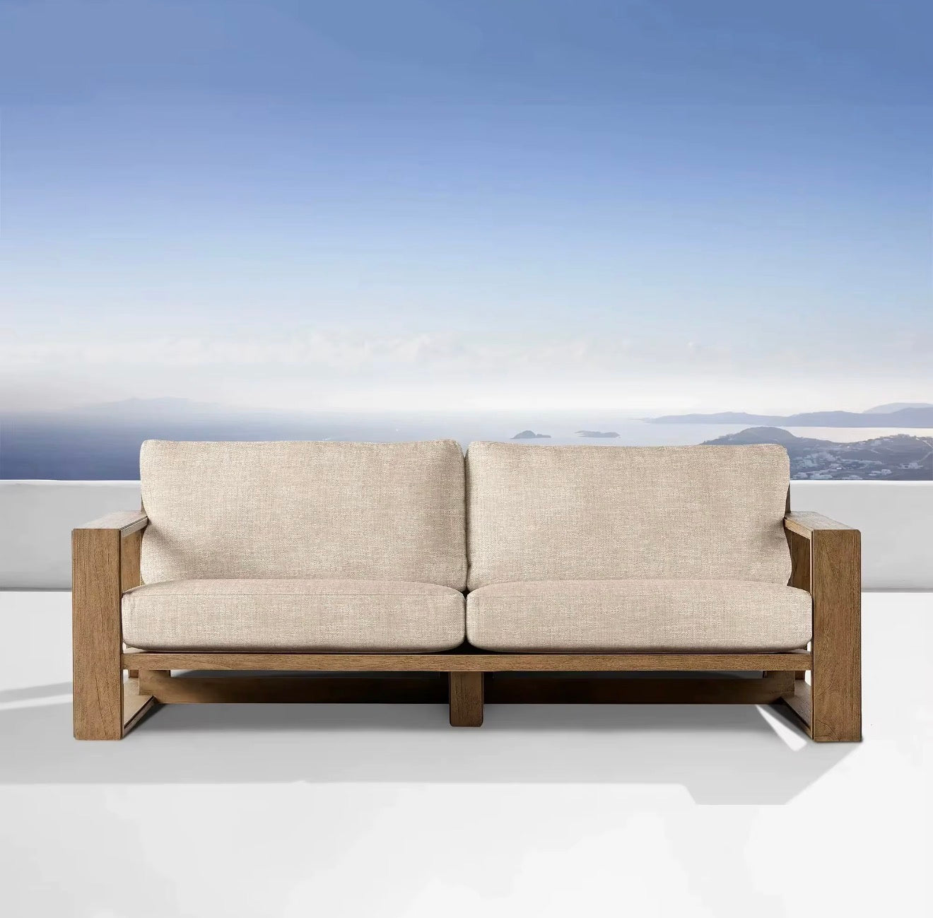 Casa Milano St. Tropez Outdoor Teak Sofa