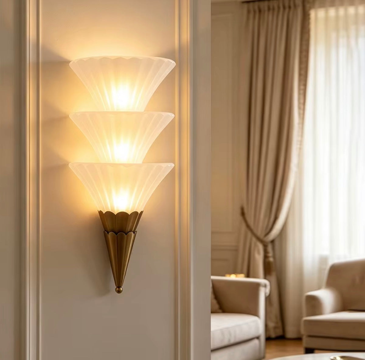 SOLÈNE SCULPTURAL WALL SCONCE