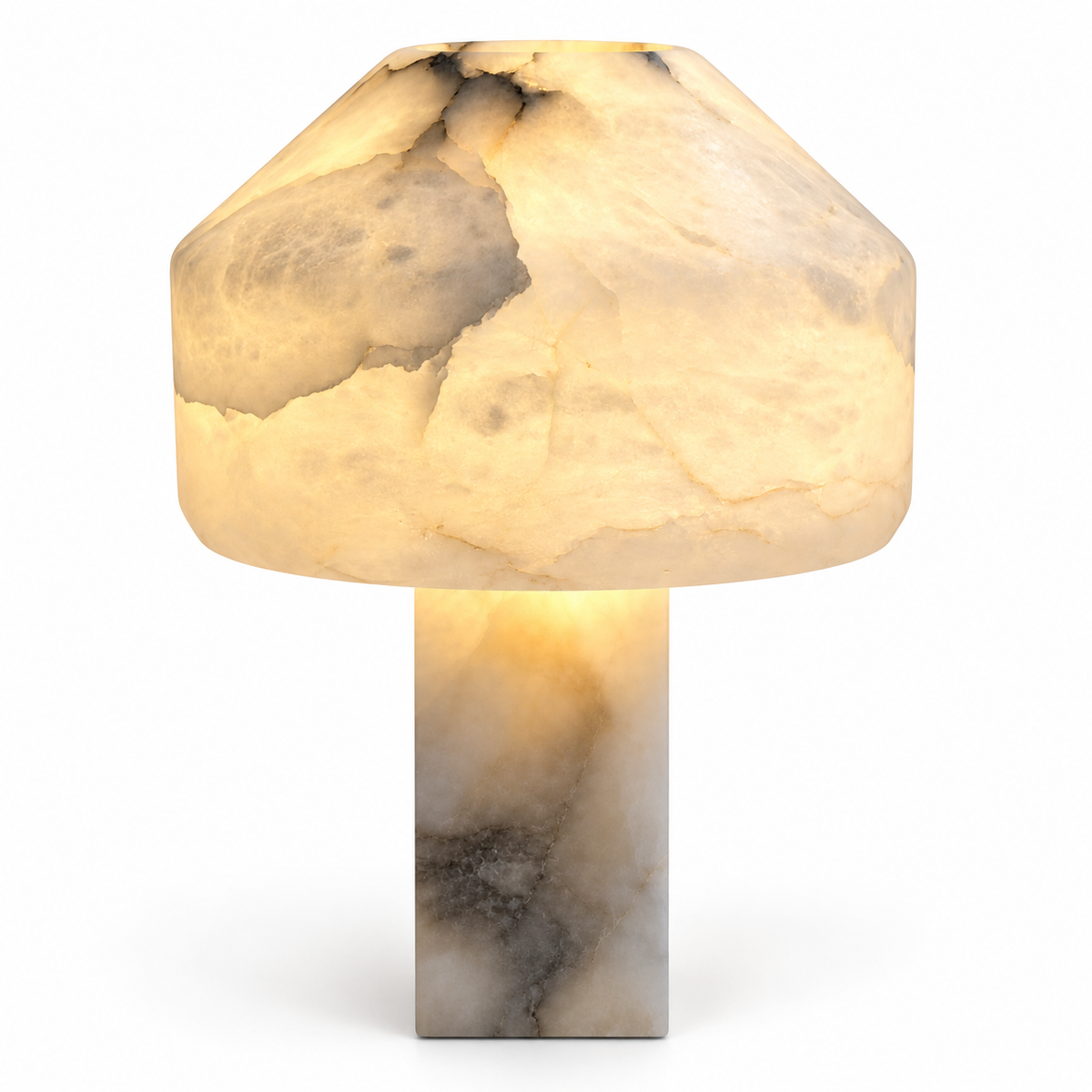 Bianca Spanish Marble LED Table Lamp
