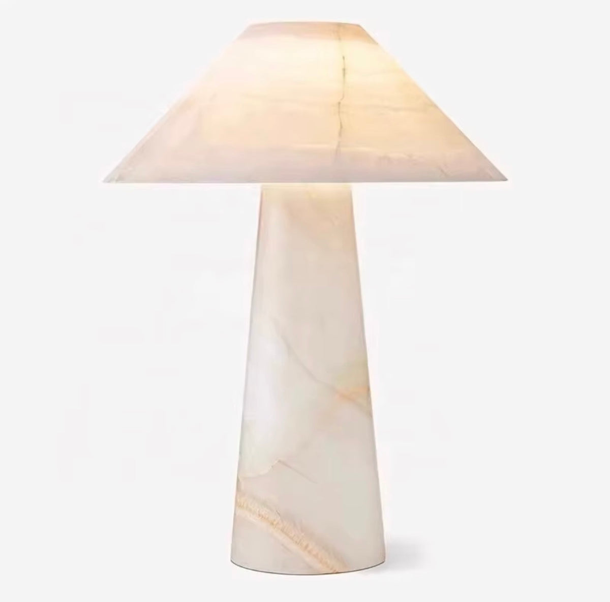 Alessandra Sculptural Marble Table Lamp